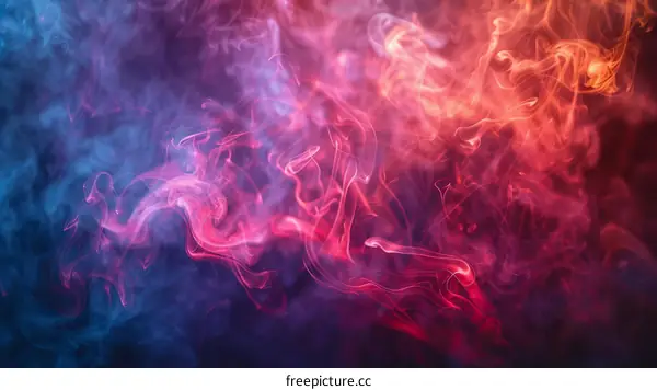 Colorful smoke background