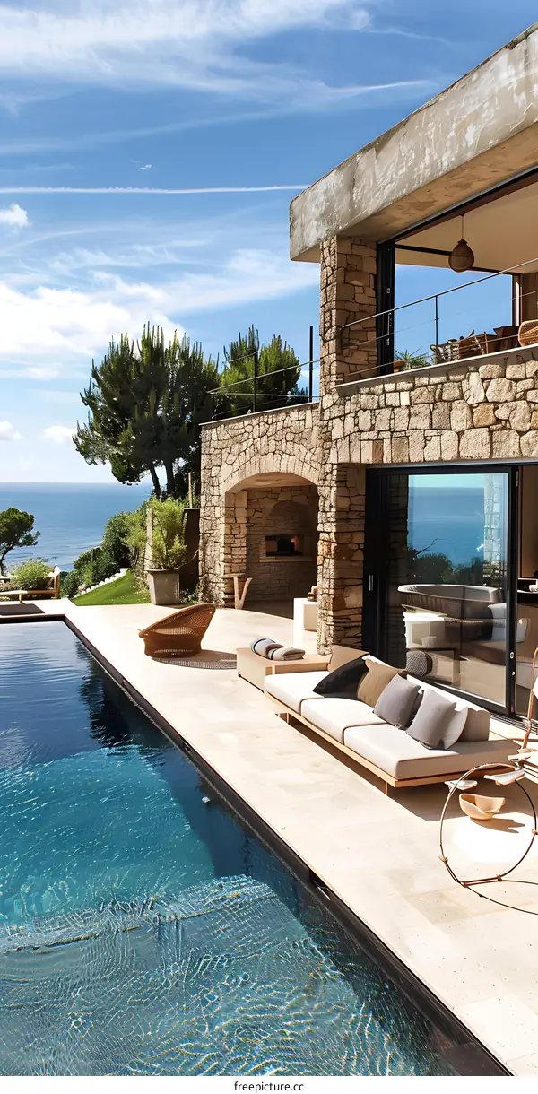 Modern Villa with Swimming Pool and Ocean View