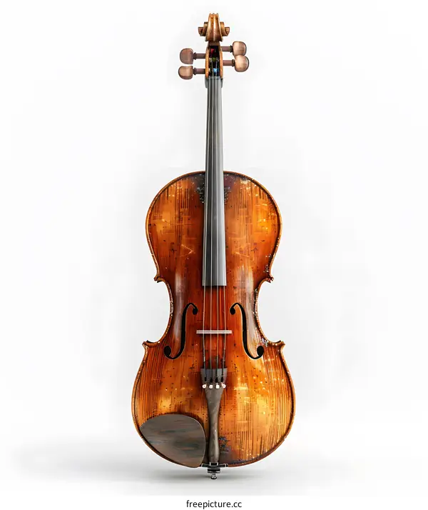 An illustration of a violin