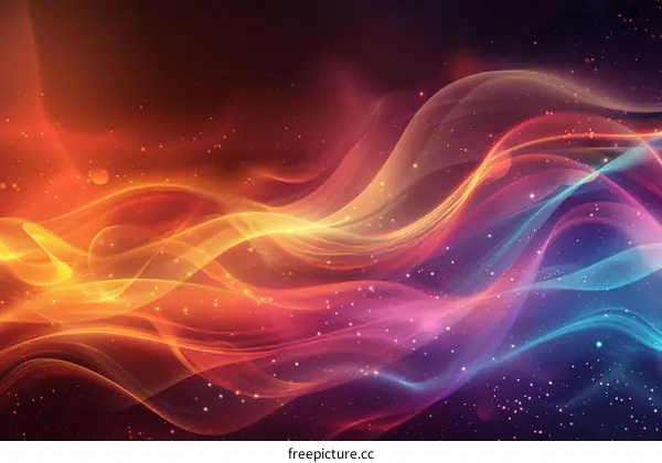 Colorful and Flowing Waves