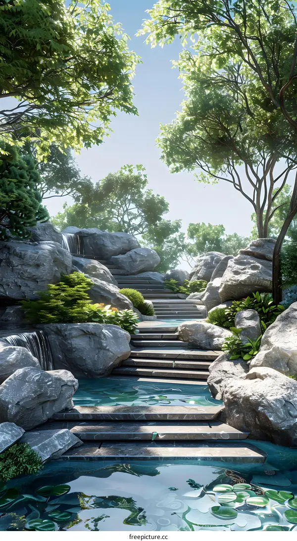 Landscape design renderings