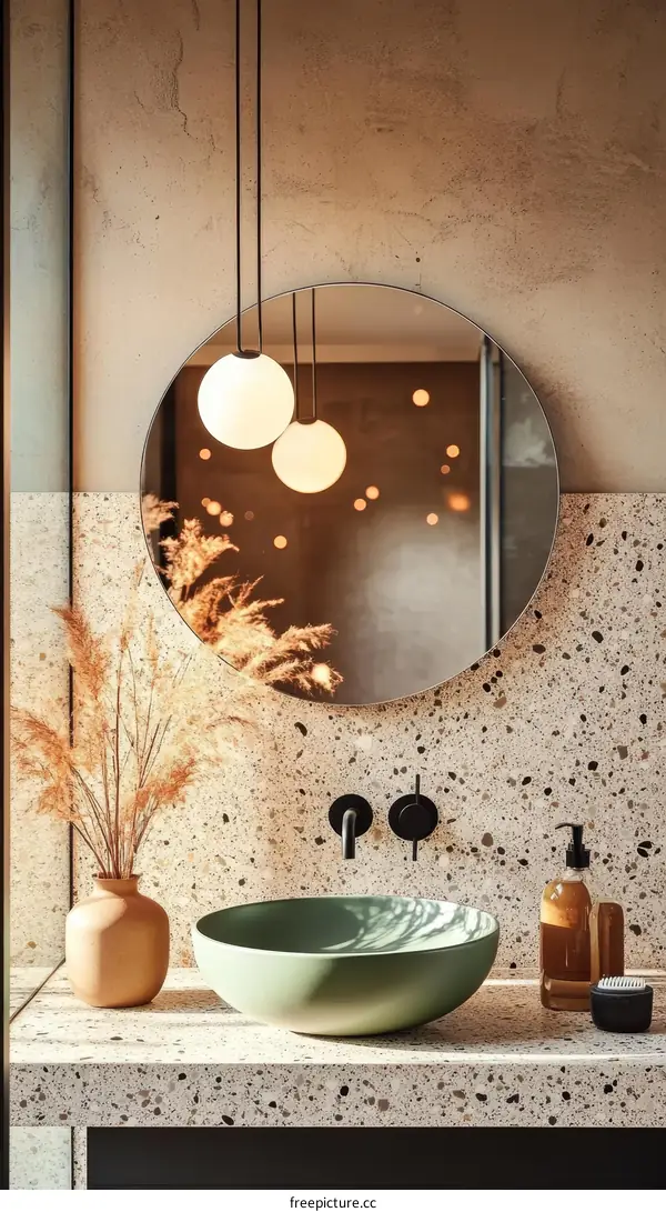 Modern Minimalist Bathroom Sink Decor