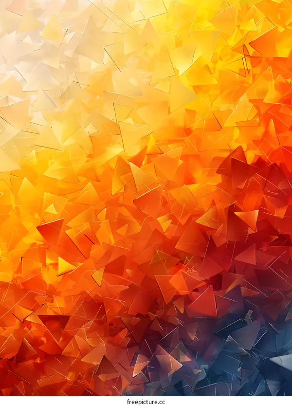 Colorful abstract background with triangles