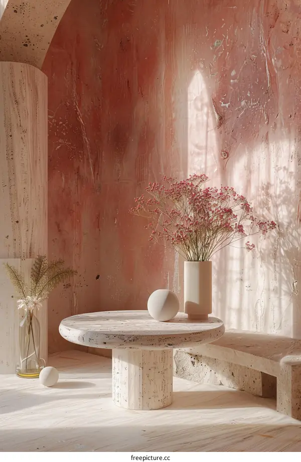 Modern Minimalist Interior Design Coffee Table