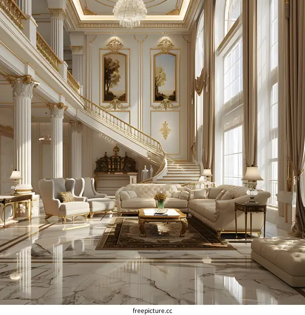Luxurious Living Room Interior