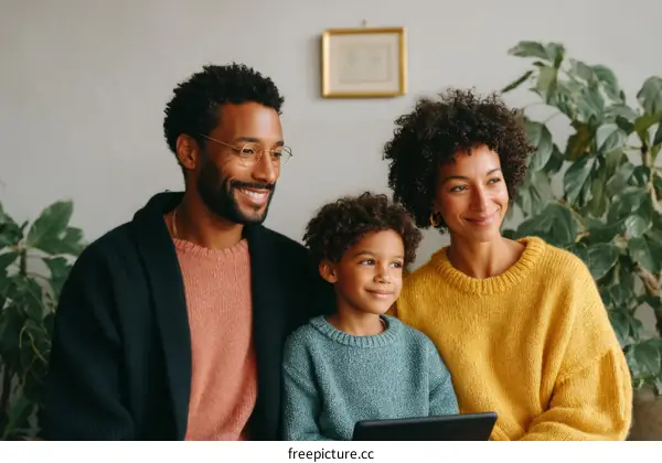 Happy Family Enjoying Quality Time Together
