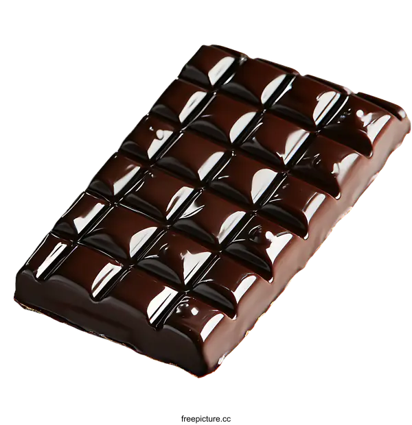 [Transparent Background PNG]High-quality Dark Chocolate Bar