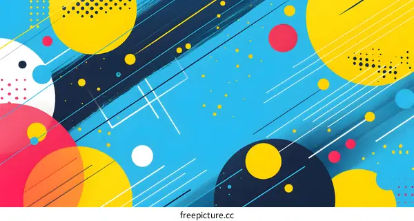 Abstract Geometric Shapes Background Design