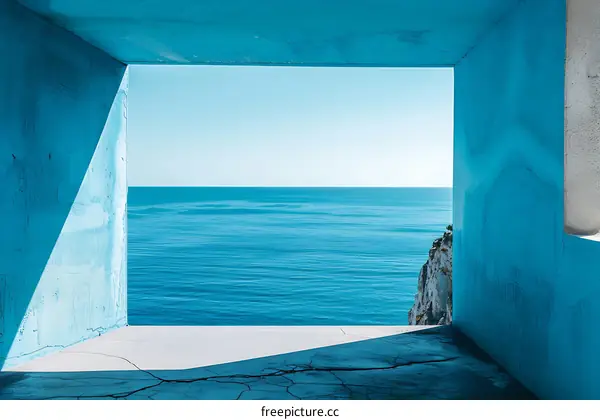 Ocean View From A Window