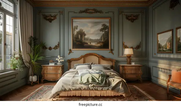 Rococo style bedroom