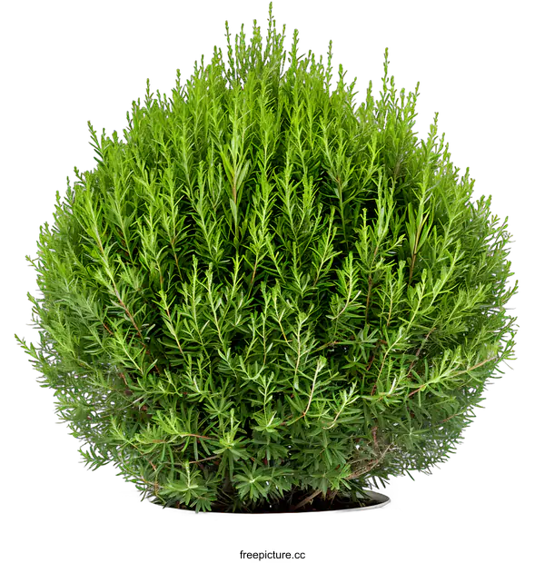 [Transparent Background PNG]Green Bush Isolated on White Background