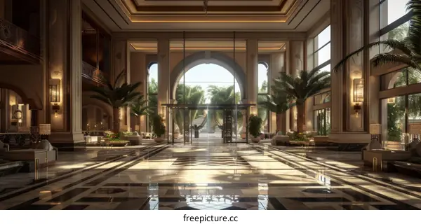 Grand Hotel Lobby Interior Design