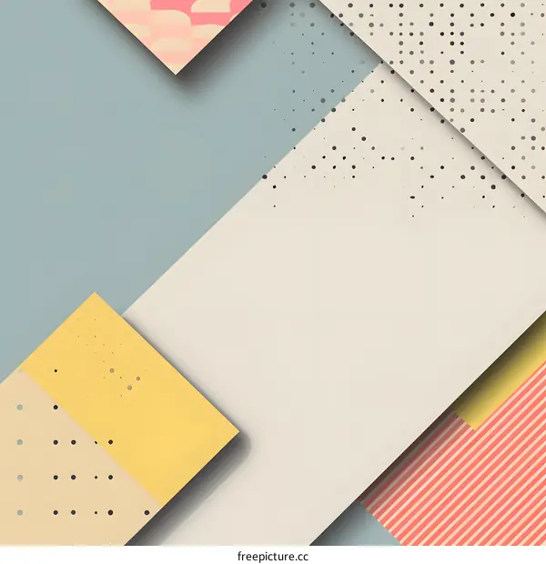 Abstract Geometric Shapes Pattern Background