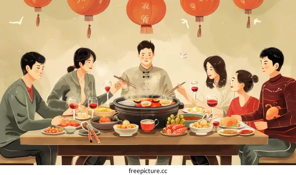 Chinese New Year Reunion Dinner