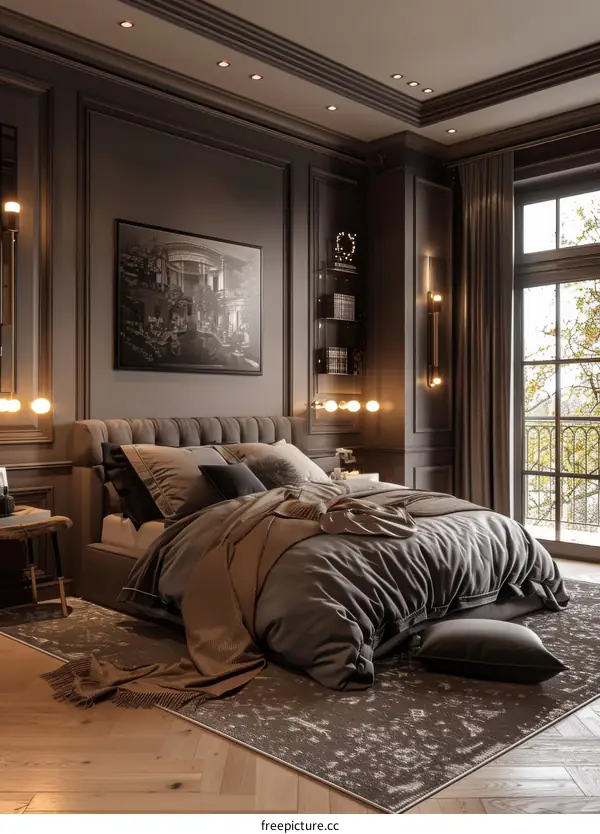 Inviting and Stylish Master Bedroom Interior