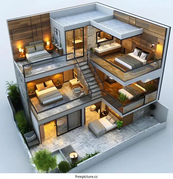 Duplex apartment