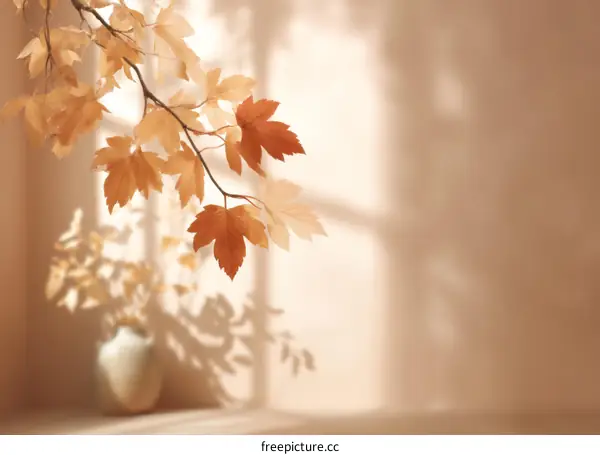 Autumnal Leaves in Soft Light