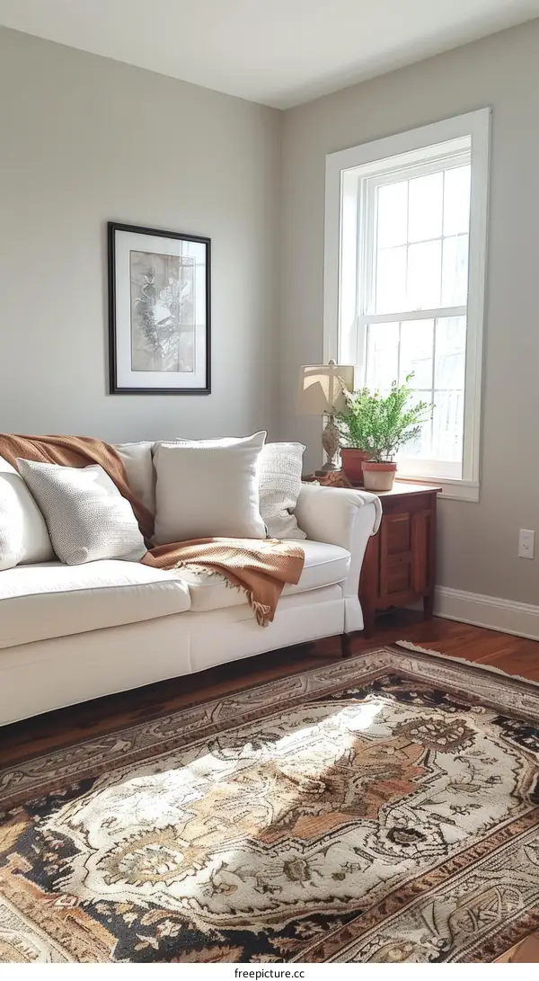 Neutral Color Palette Living Room Interior