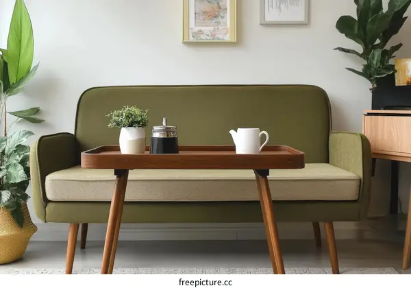 Modern Sofa and Coffee Table Interior Design