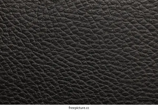 Close-up Black Leather Texture Pattern