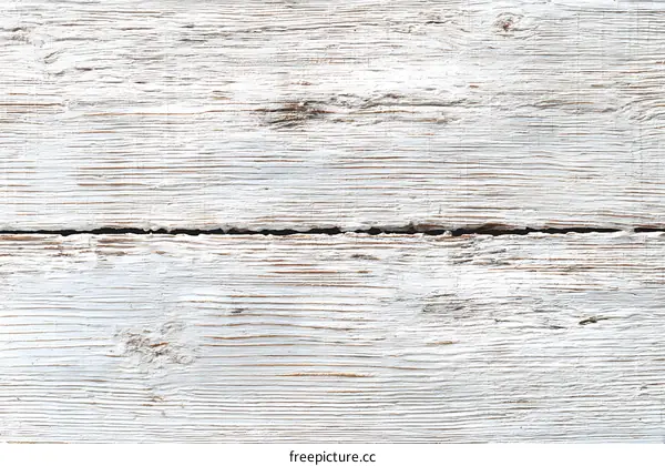 Whitewashed Wooden Plank Texture Background