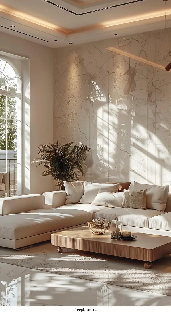 Stylish and Cozy Minimalist Living Room with Modern Design