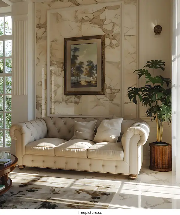 European style living room