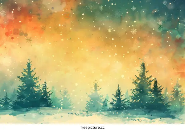 Winter Wonderland Forest