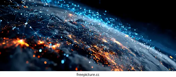 Global Network Connections of Earths Cities