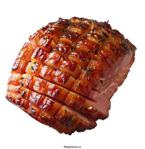 [Transparent Background PNG]HoneyBaked Ham