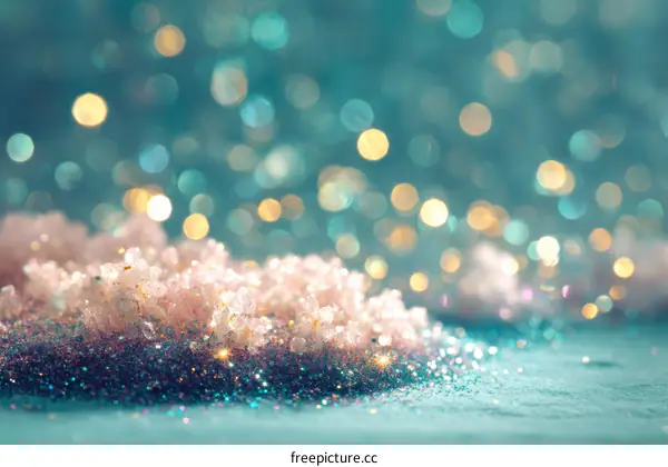 Bokeh Sparkle Glitter Background