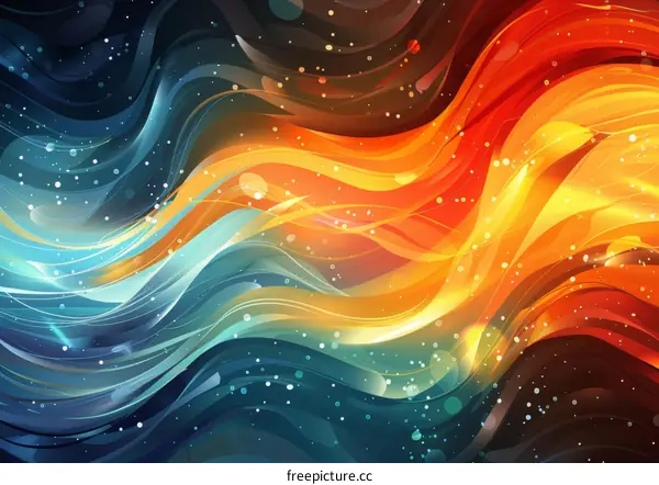 Ice and Fire: Abstract Art