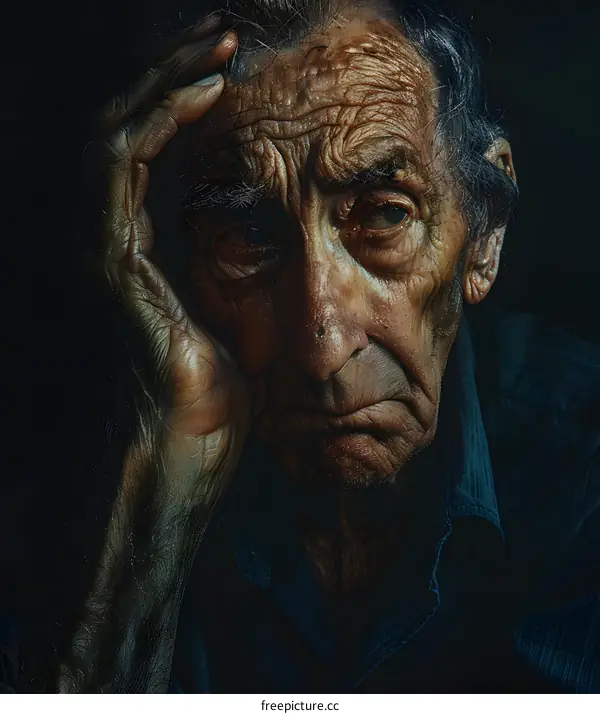 Portrait of an old man