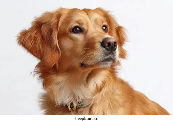 Close-up Portrait of a Golden Retriever
