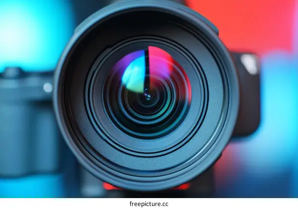 Close Up of Camera Lens