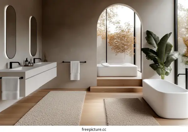 Modern Minimalist Bathroom Interior Design