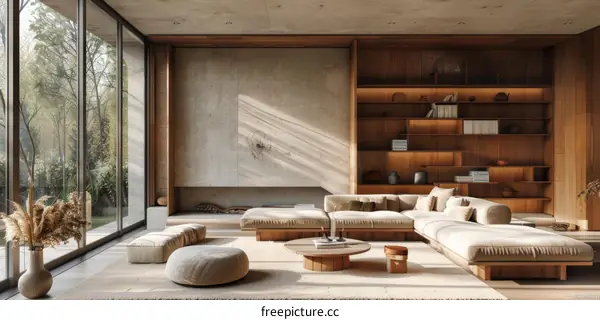 Minimalist Japanese Living Room Design: Tranquility and Harmony