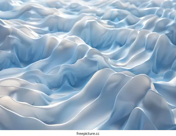 Abstract Light Blue Fabric Texture