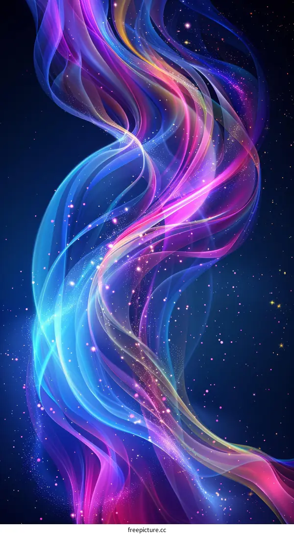 Cosmic Canvas: A Colorful Nebula