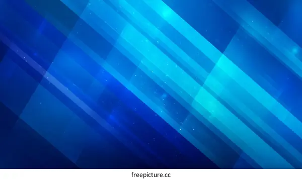 Abstract Blue Geometric Shapes Background Design