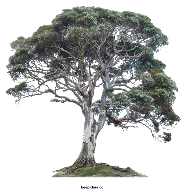 [Transparent Background PNG]Isolated Tree with White Background