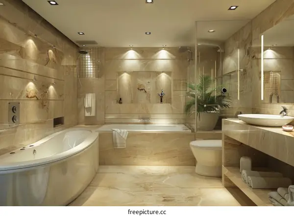Luxury Modern Bathroom Interior Design