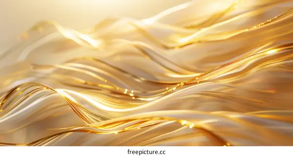 Abstract Background in Golden Waves