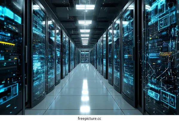 Modern Data Center with Advanced Technology