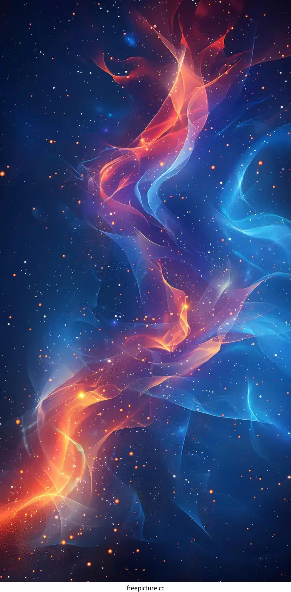 Colorful Celestial Nebula