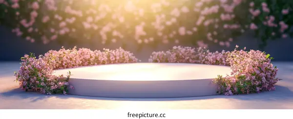 Floral Display Platform Product Showcase