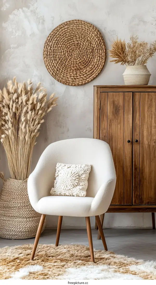 Modern Boho Style Living Room Decor