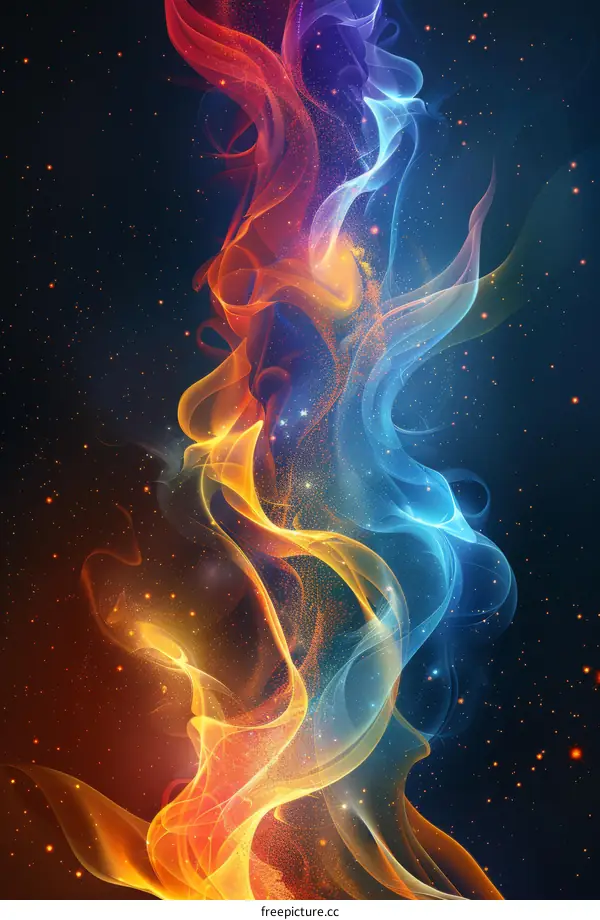 Fire and Ice: A Cosmic Collision