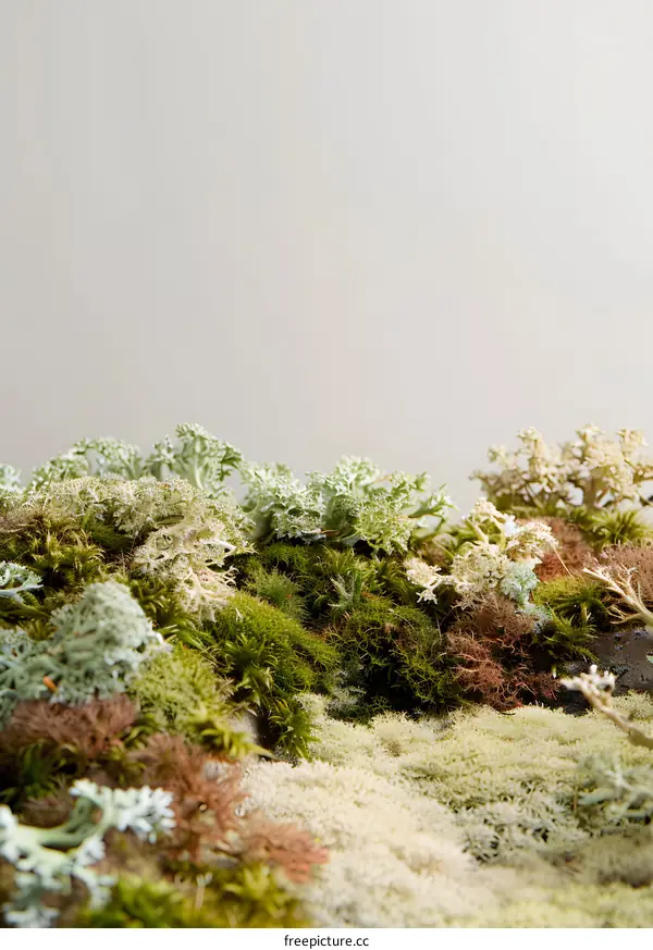 Close Up Of Green Moss On The Forest Floor