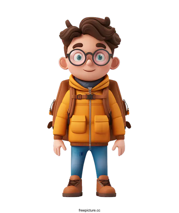 [Transparent Background PNG]cute cartoon boy character